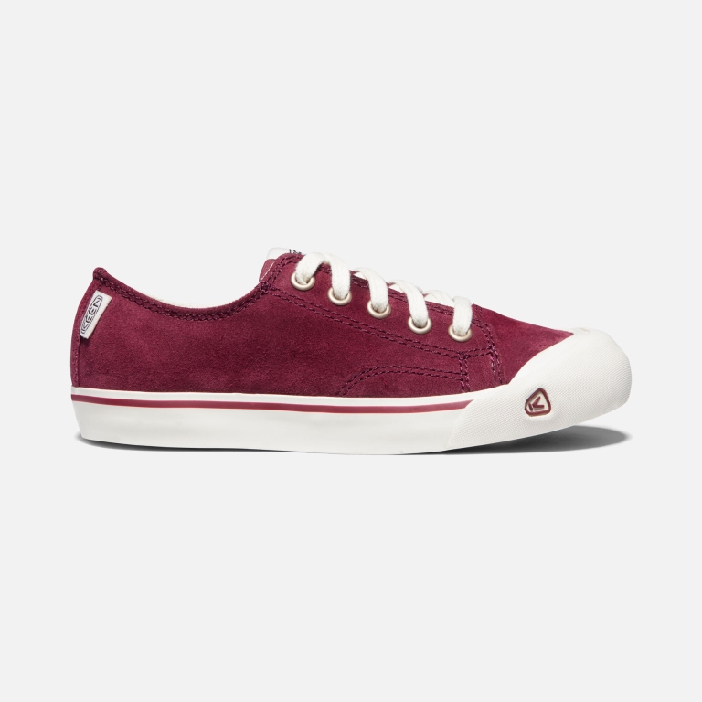 Keen Coronado III Suede Sneaker - Women's Burgundy Footwear